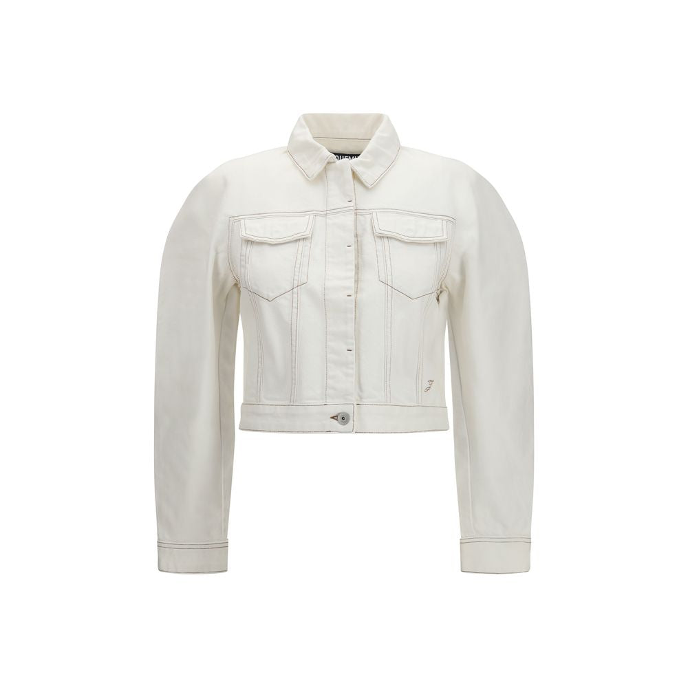 Jacquemus White Cotton Denim Jacket Jacquemus