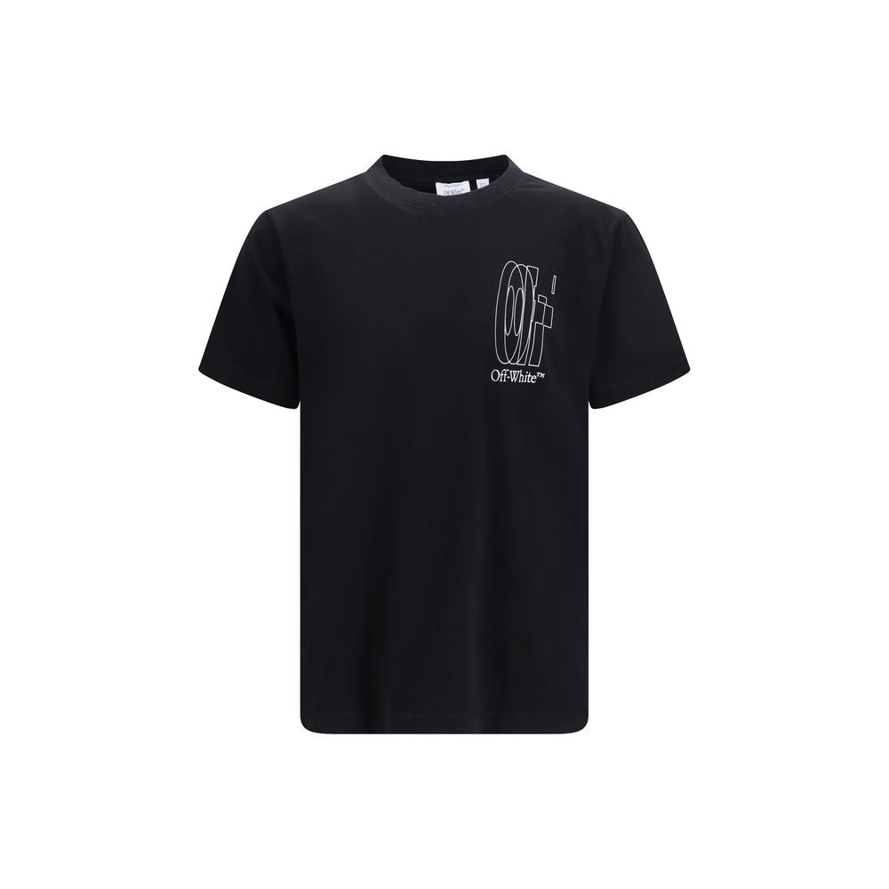 Off-White Black Cotton T-Shirt Off-White
