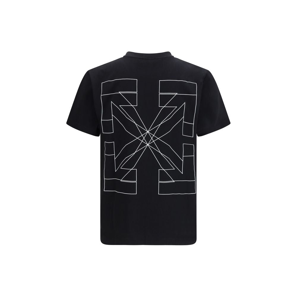 Off-White Black Cotton T-Shirt Off-White