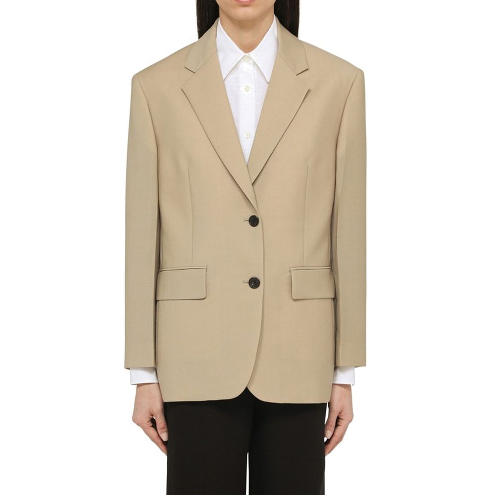 Prada Beige Mohair Blazer Prada