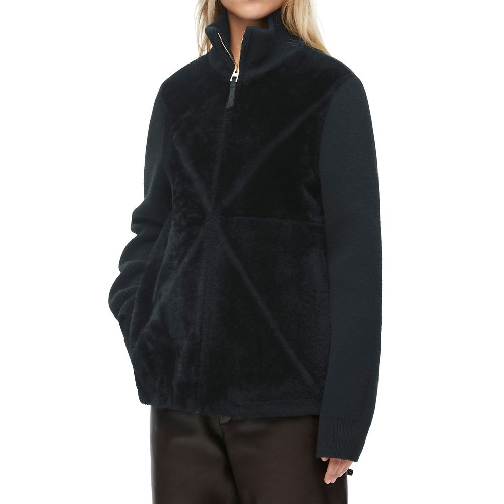 Loewe Black Lamb Fur Coat Loewe