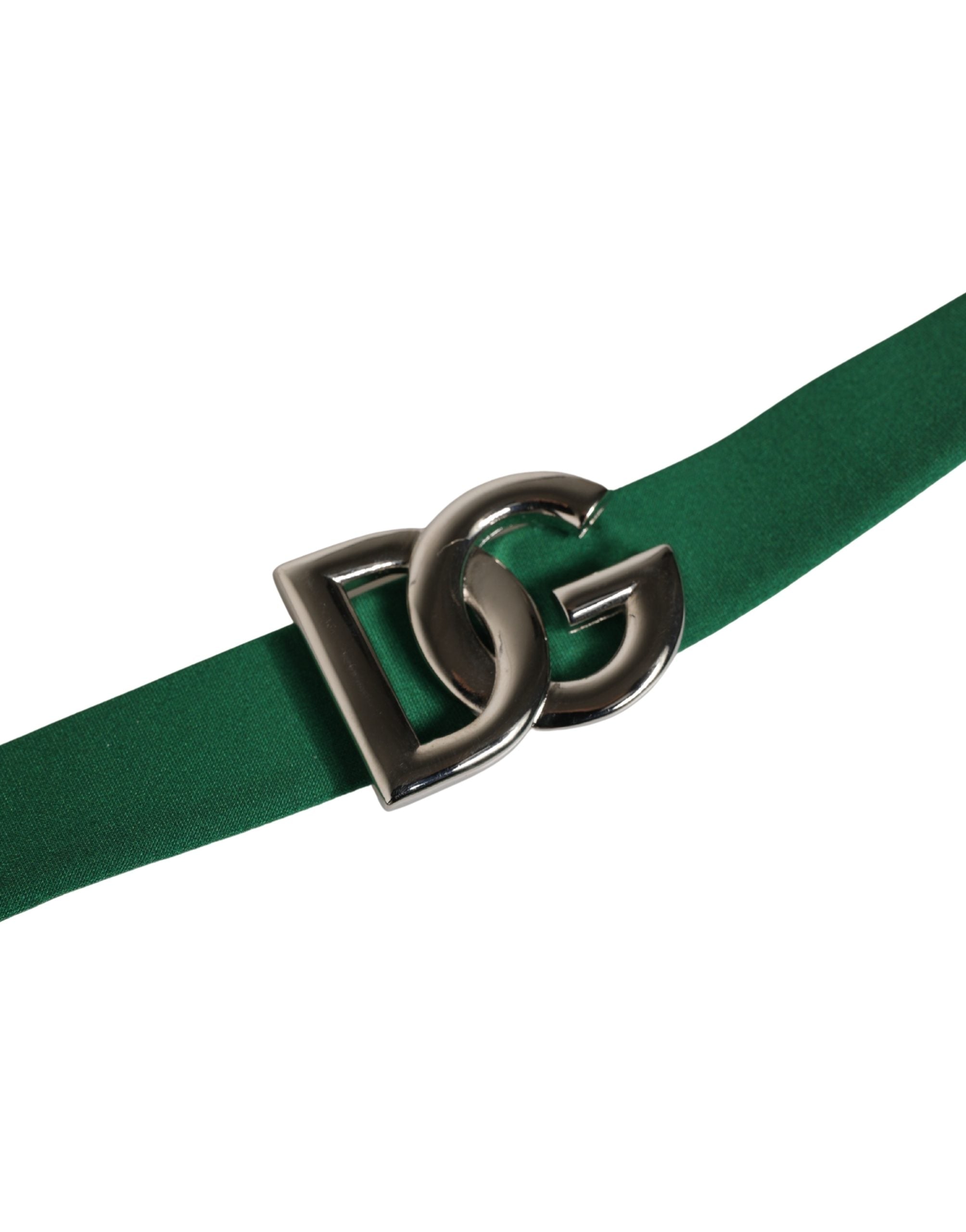 Dolce & Gabbana Green Logo Plaque Nylon Brief Panty Underwear Dolce & Gabbana