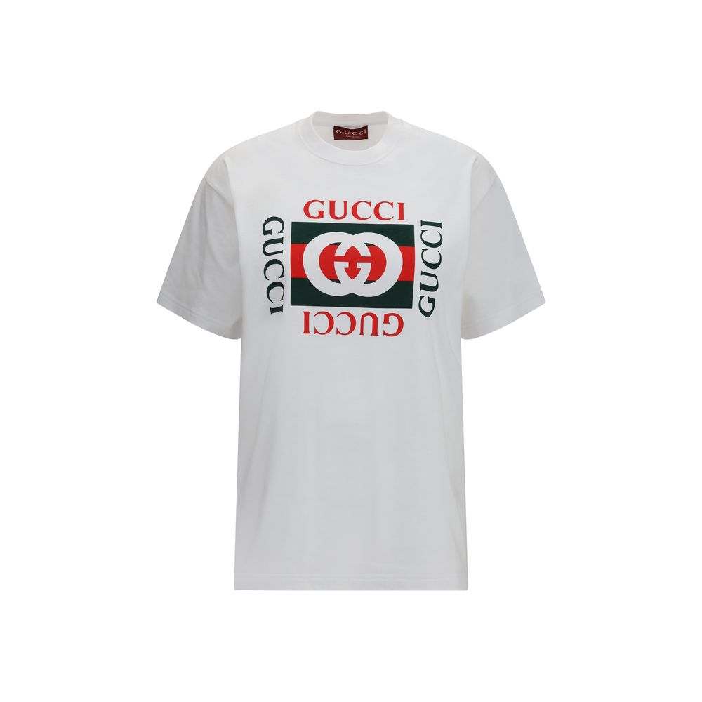 Gucci White Cotton T-Shirt Gucci