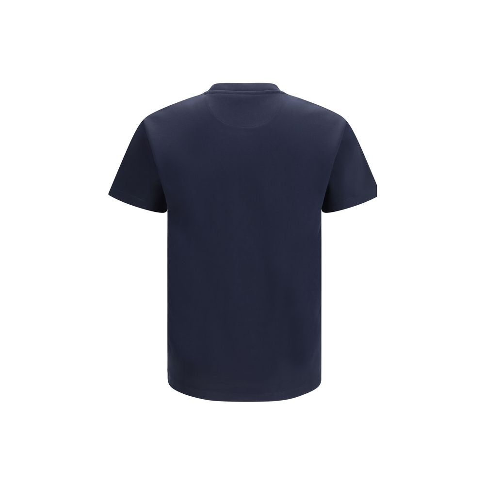 Fendi Blue Cotton T-Shirt Fendi