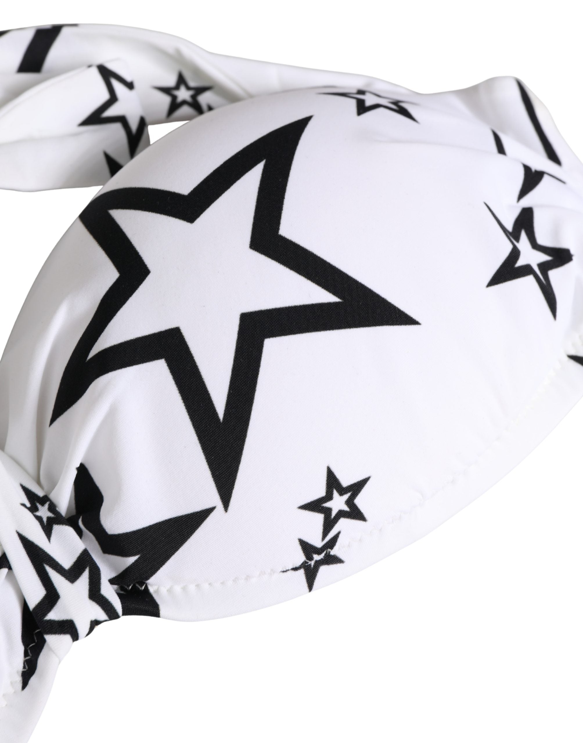 Dolce & Gabbana White Millennials Star Padded Bandeau Underwear Dolce & Gabbana