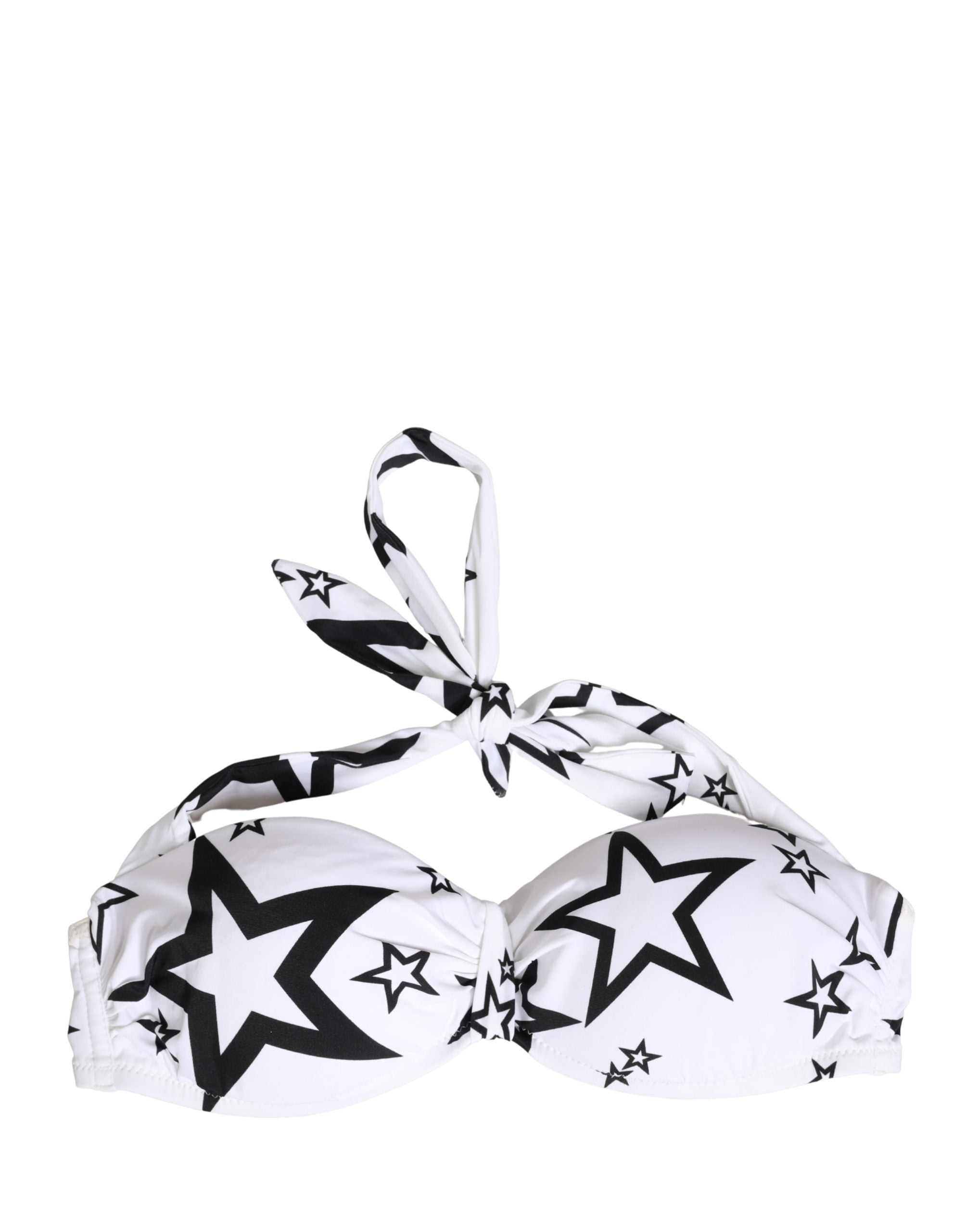 Dolce & Gabbana White Millennials Star Padded Bandeau Underwear Dolce & Gabbana