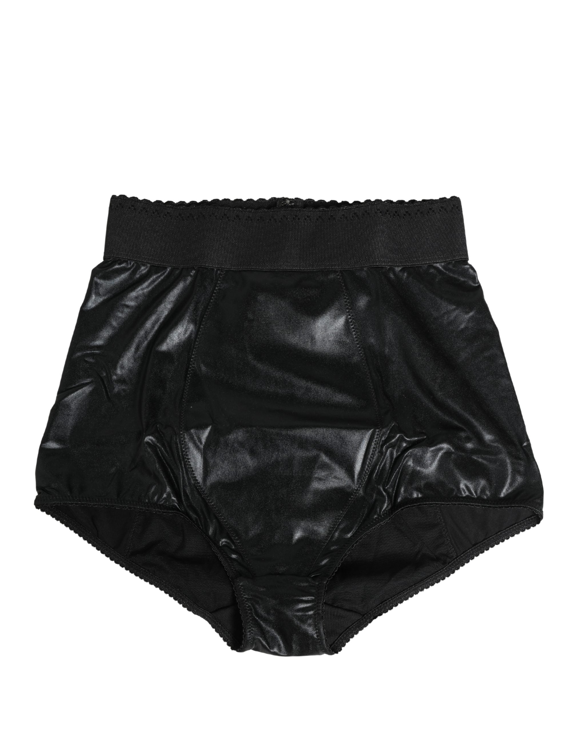 Dolce & Gabbana Black High Waisted Slip Girdle Panty Underwear Dolce & Gabbana