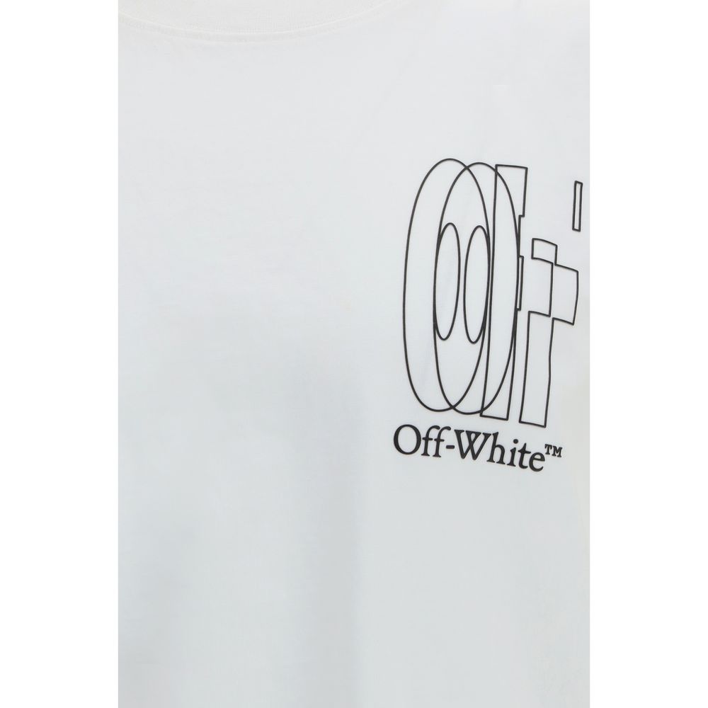 Off-White White Cotton T-Shirt Off-White