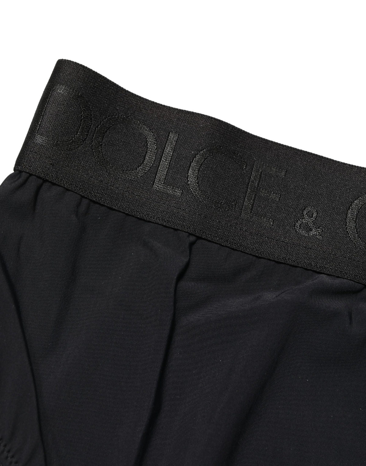 Dolce & Gabbana Black Logo Waistband High Brief Underwear