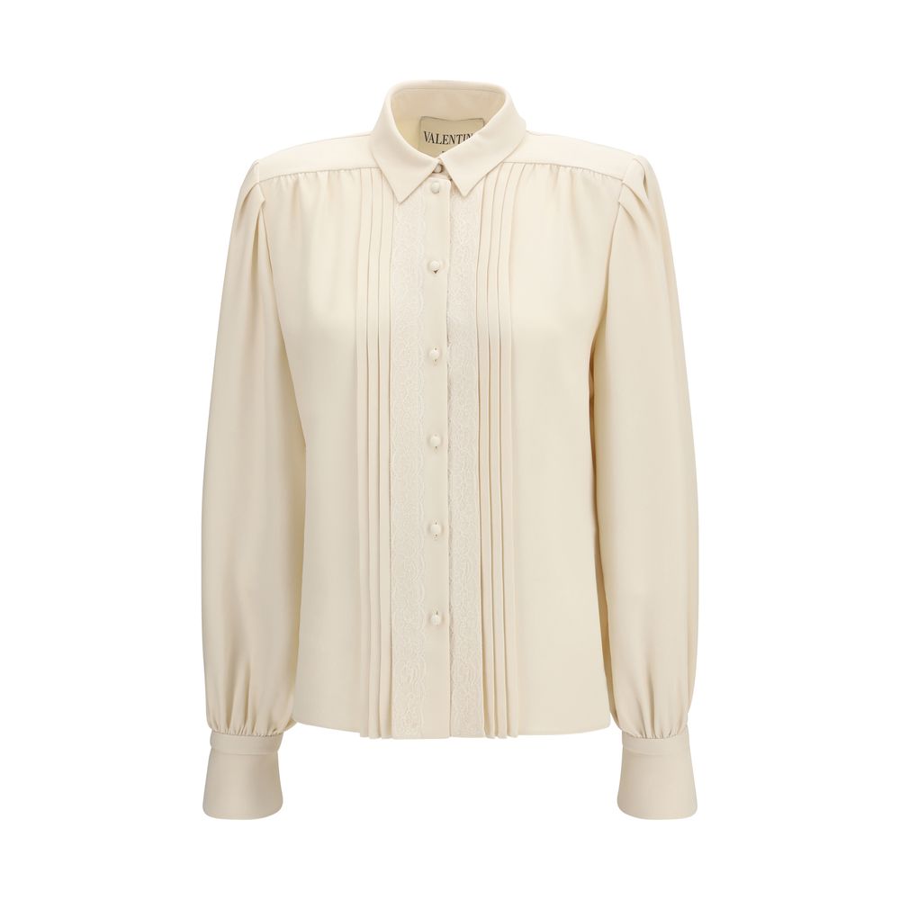 Valentino Garavani Beige Silk Shirt Valentino Garavani