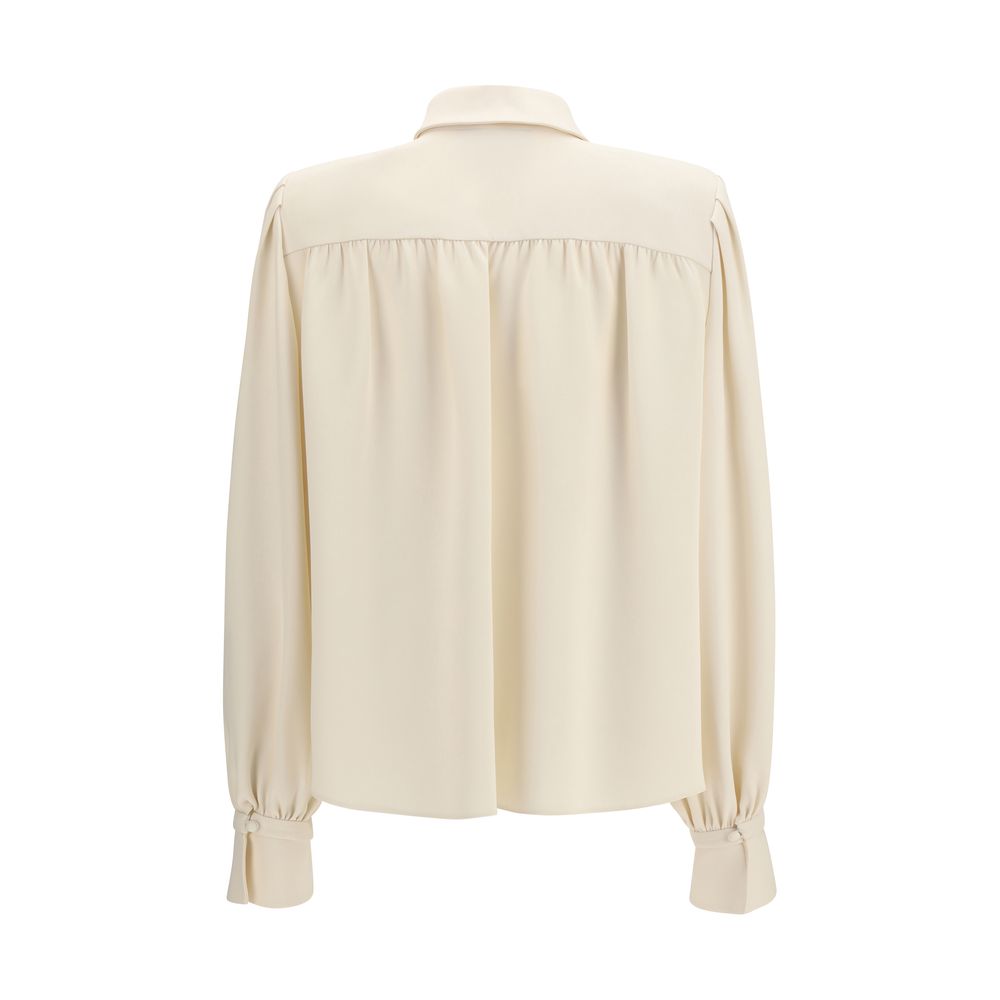 Valentino Garavani Beige Silk Shirt Valentino Garavani