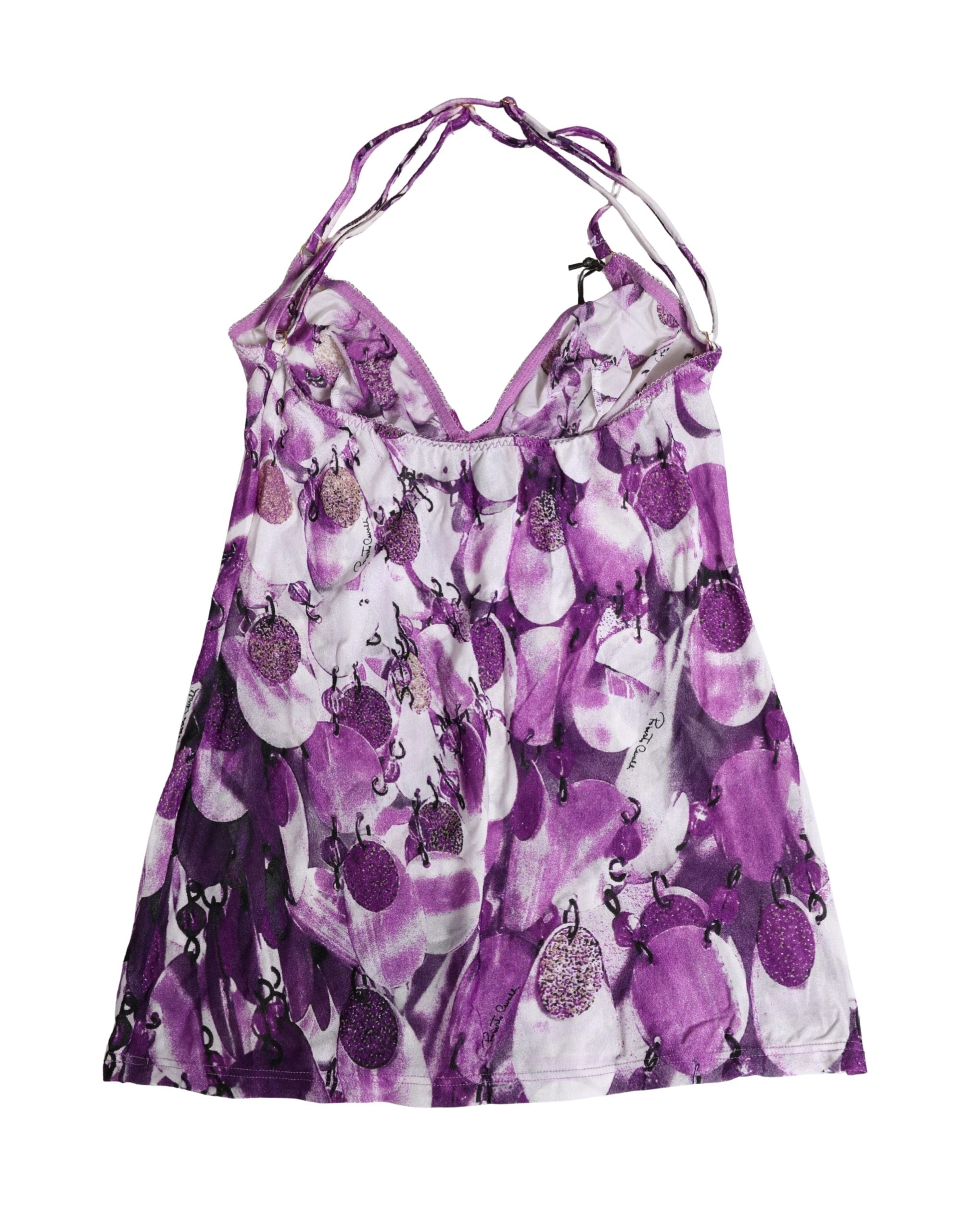 Roberto Cavalli Multicolor Patterned Halter Neck Underwear Roberto Cavalli
