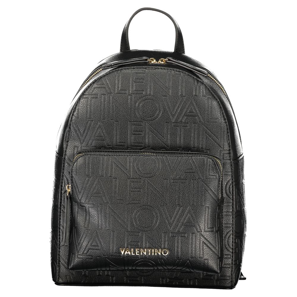 Mario Valentino Black Polyurethane Women's Backpack Mario Valentino
