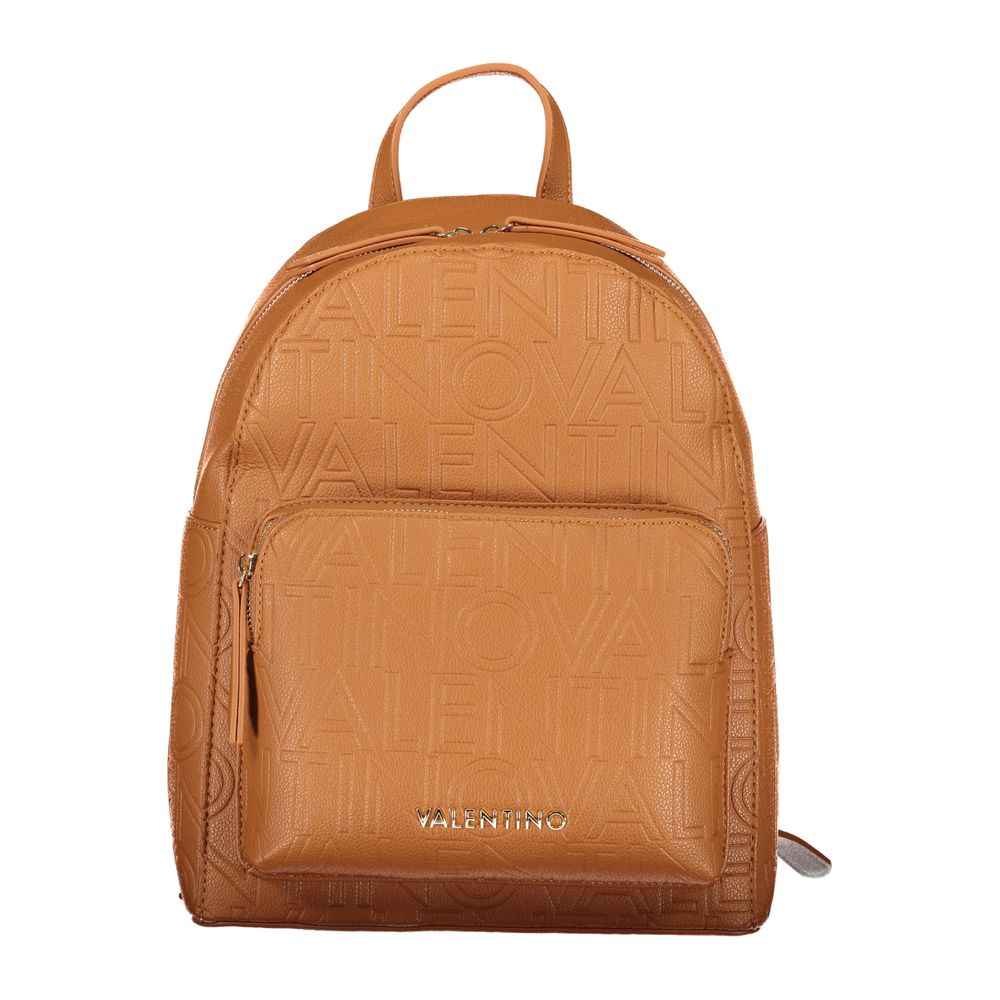 Valentino Brown Polyethylene Backpack Valentino