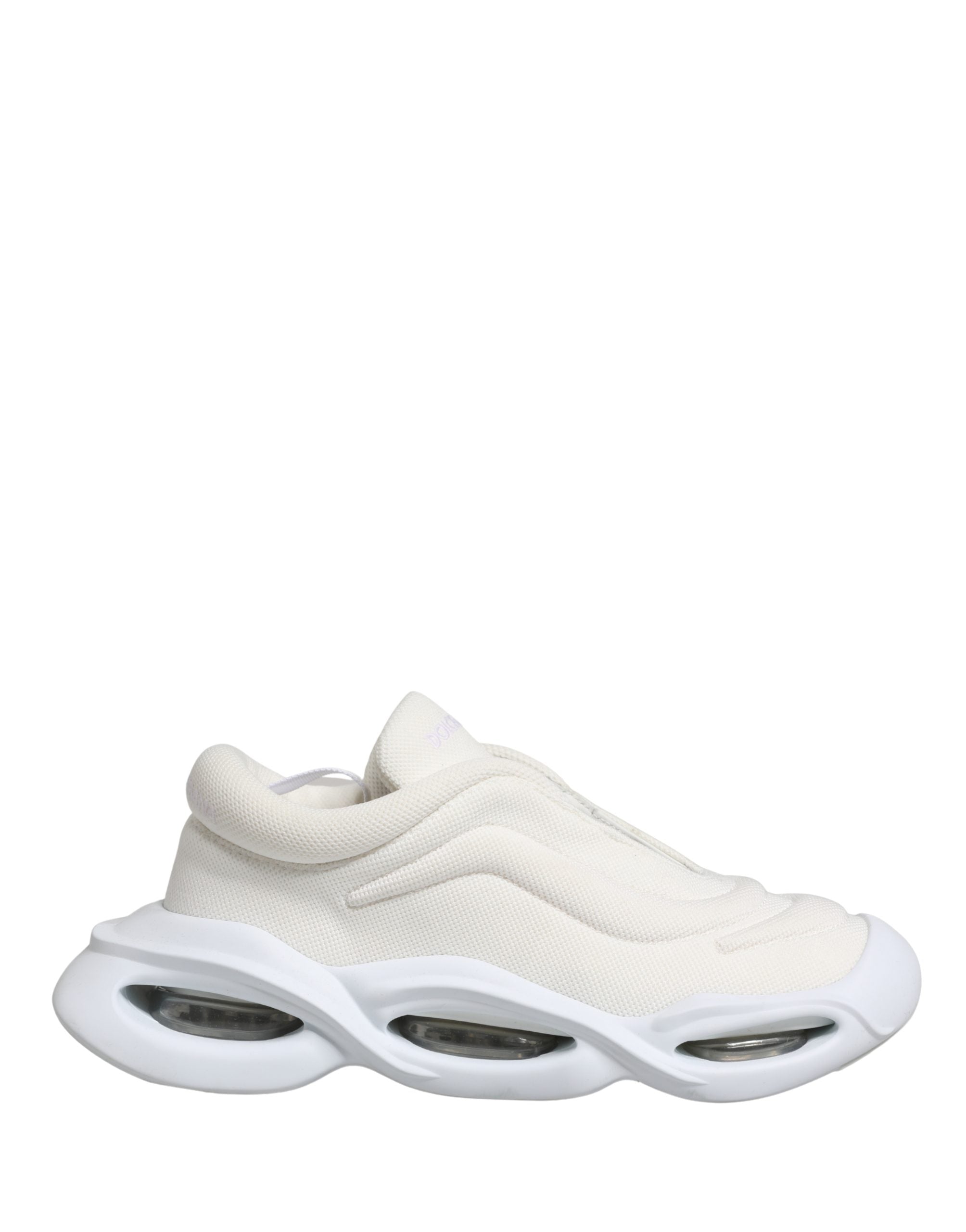 Dolce & Gabbana White Slip On Wave Low Top Sneakers Shoes Dolce & Gabbana