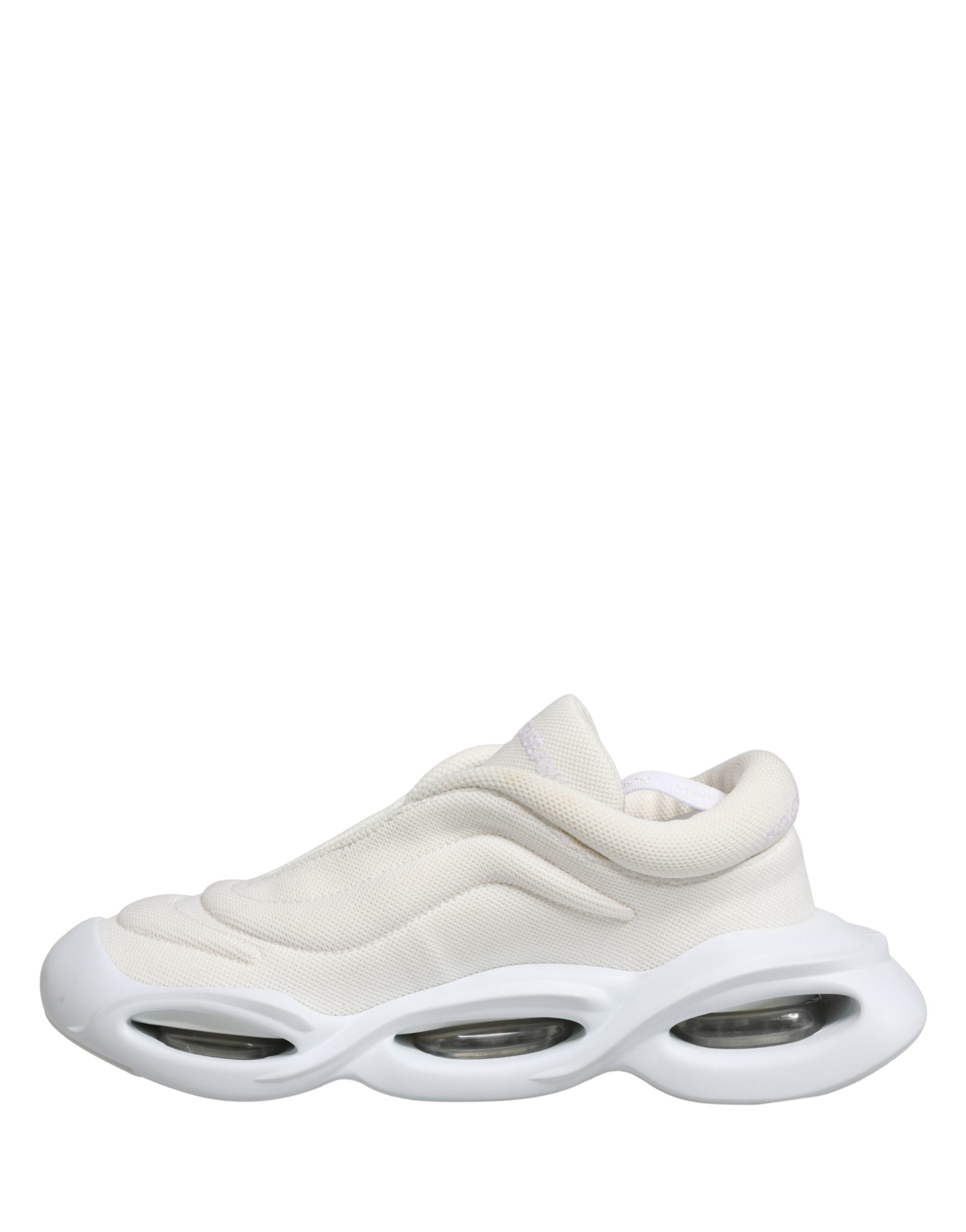 Dolce & Gabbana White Slip On Wave Low Top Sneakers Shoes Dolce & Gabbana