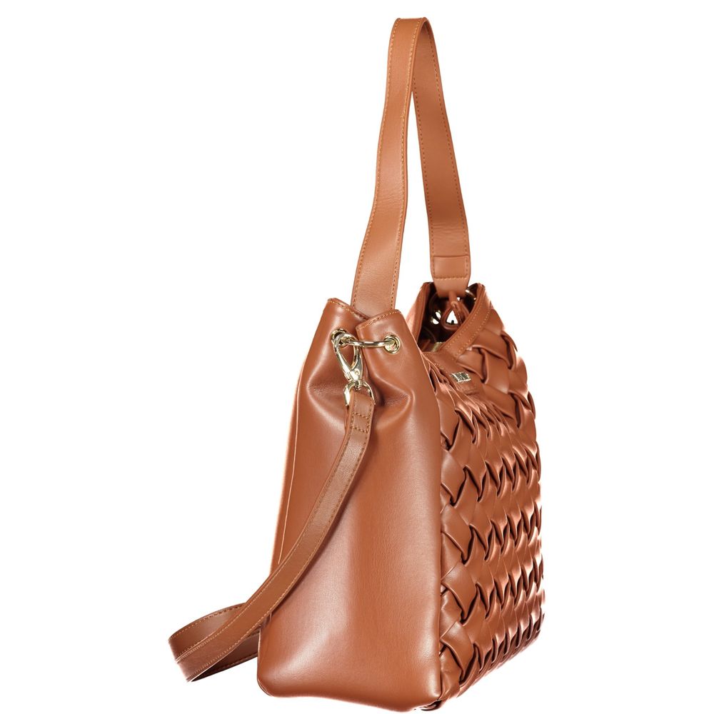 Mario Valentino Brown Polyurethane Women's Bag Mario Valentino