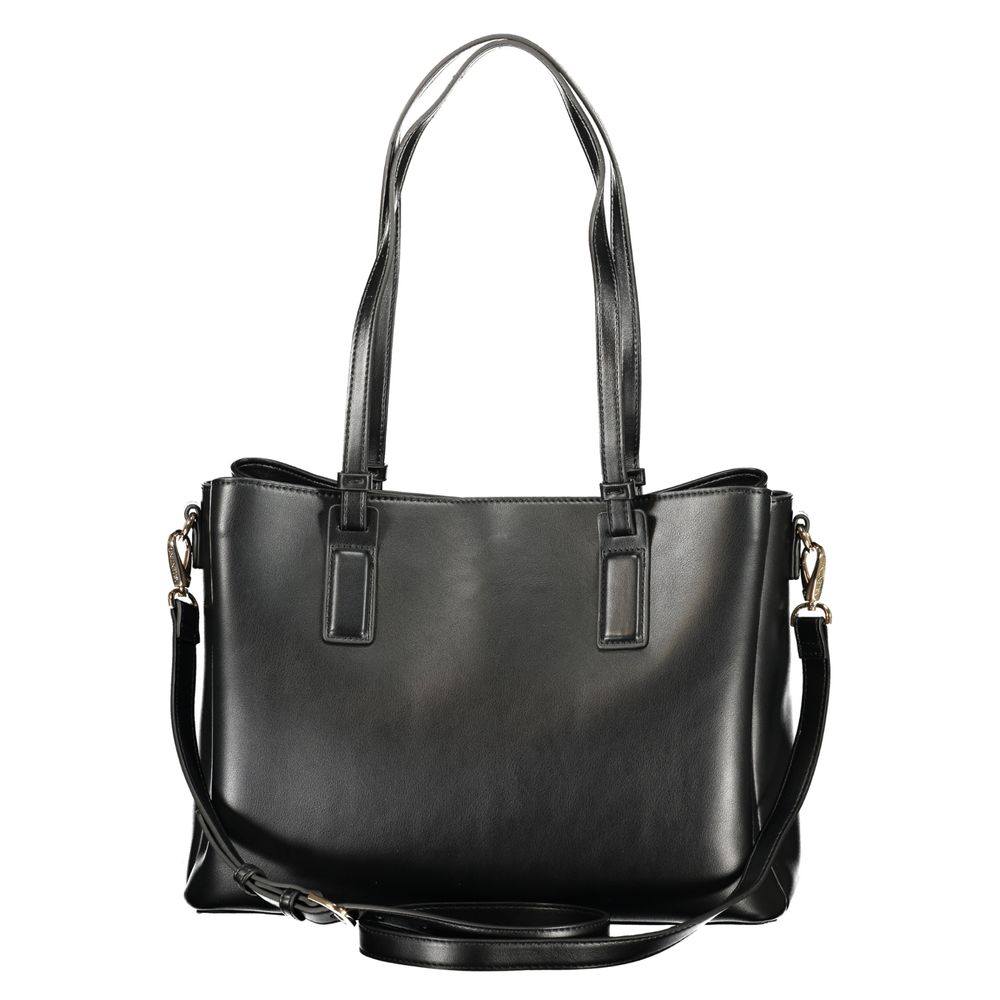 Mario Valentino Nero Polyurethane Women's Bag with Recycled Features Mario Valentino
