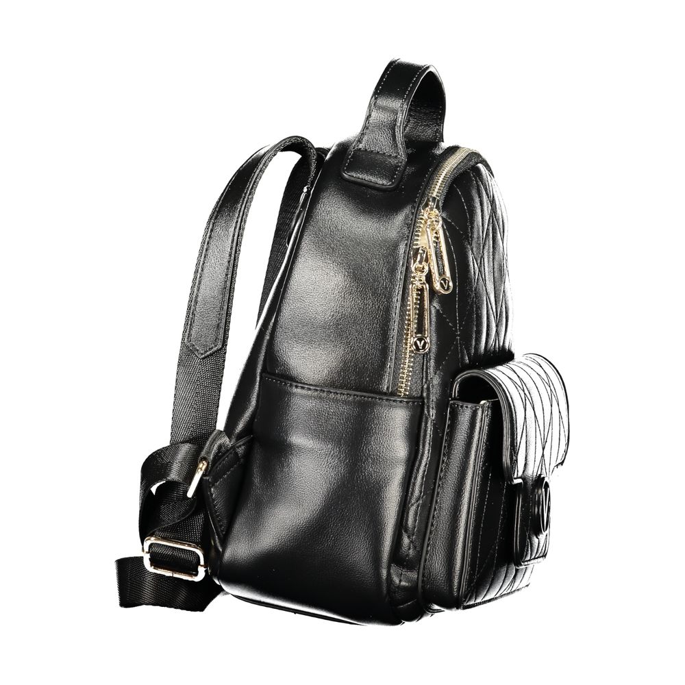 Mario Valentino Black Polyurethane Women's Backpack Mario Valentino