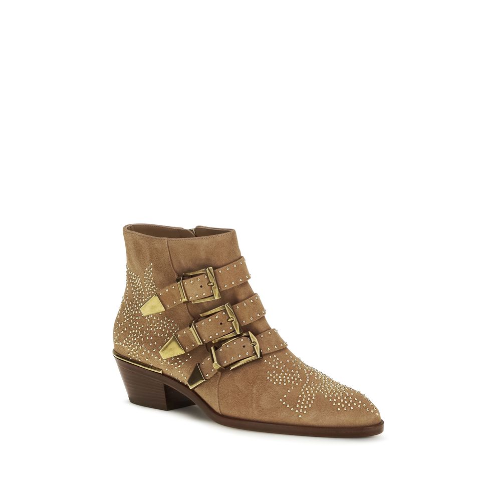 Chloé Multicolor Calf Leather Bos Taurus Ankle Boots Chloé