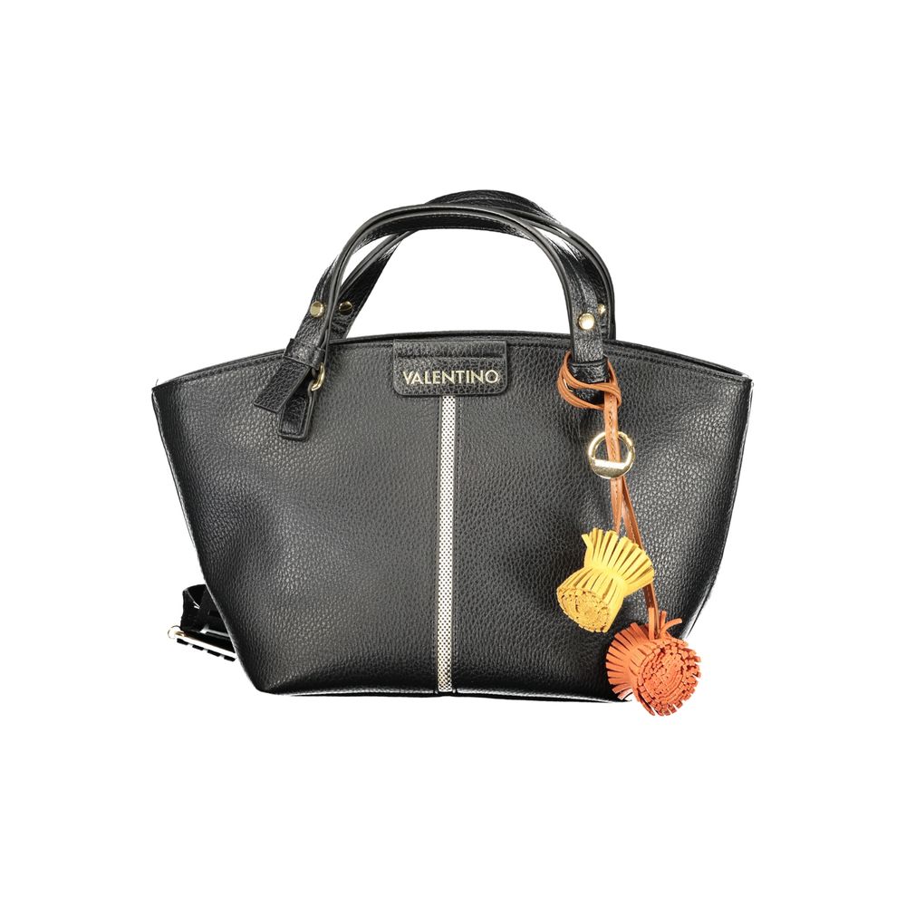 Mario Valentino Black Polyurethane Women's Bag Mario Valentino
