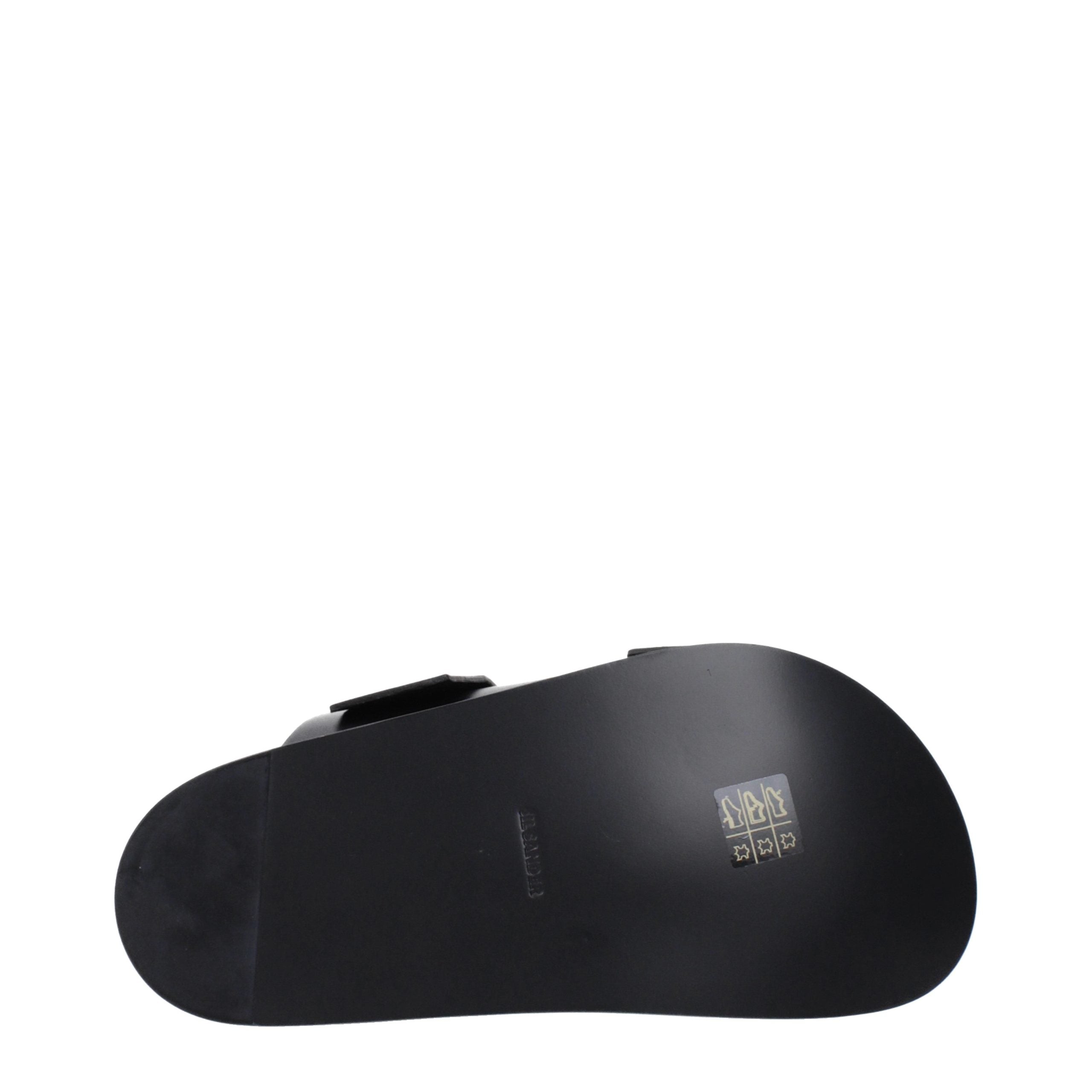 Jil Sander Black Leather Slippers Jil Sander