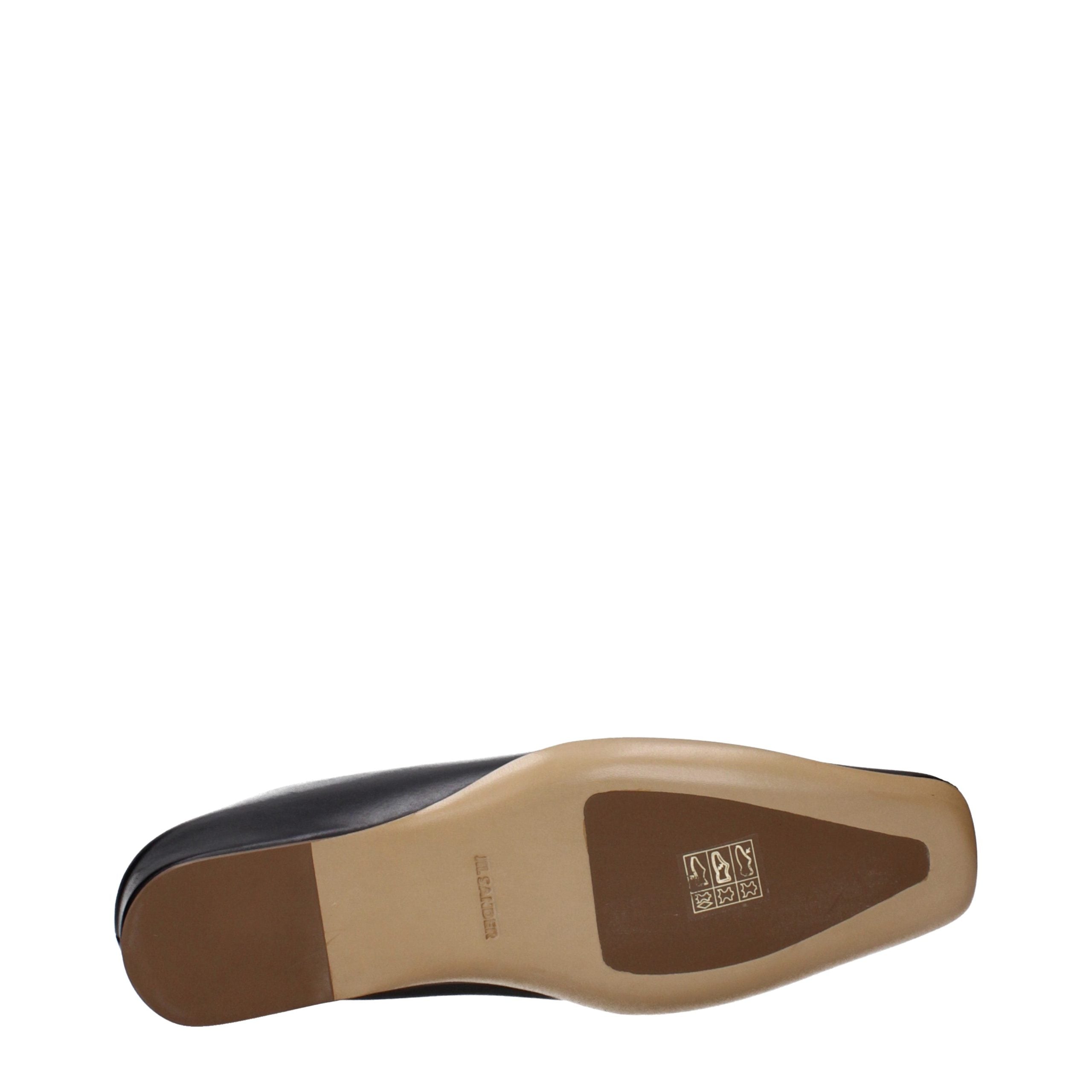 Jil Sander Black Leather Slippers Jil Sander
