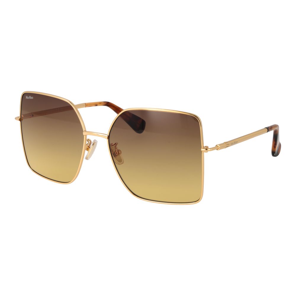 Max Mara Gold Metal Sunglasses Max Mara