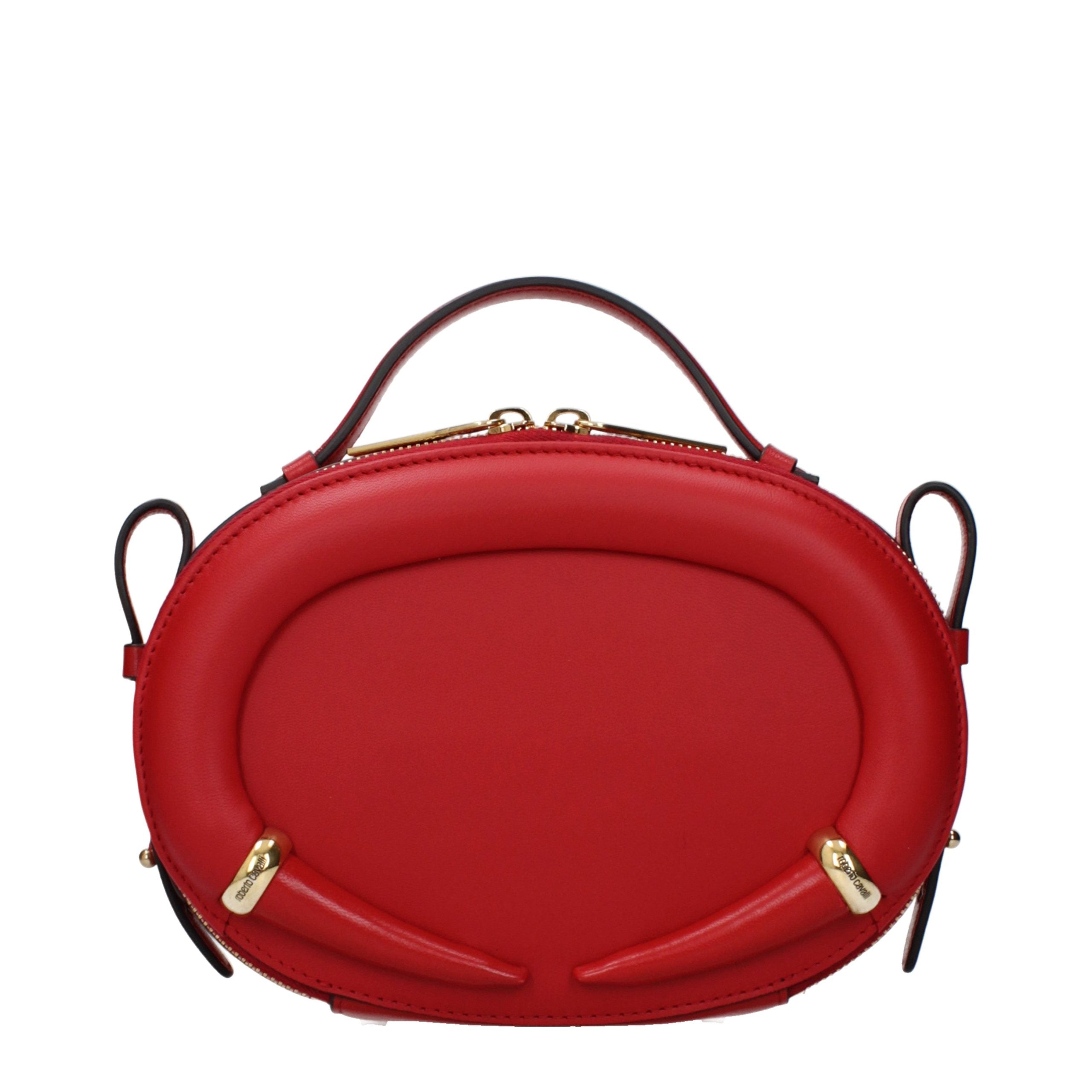 Roberto Cavalli Red Leather Handbag Roberto Cavalli