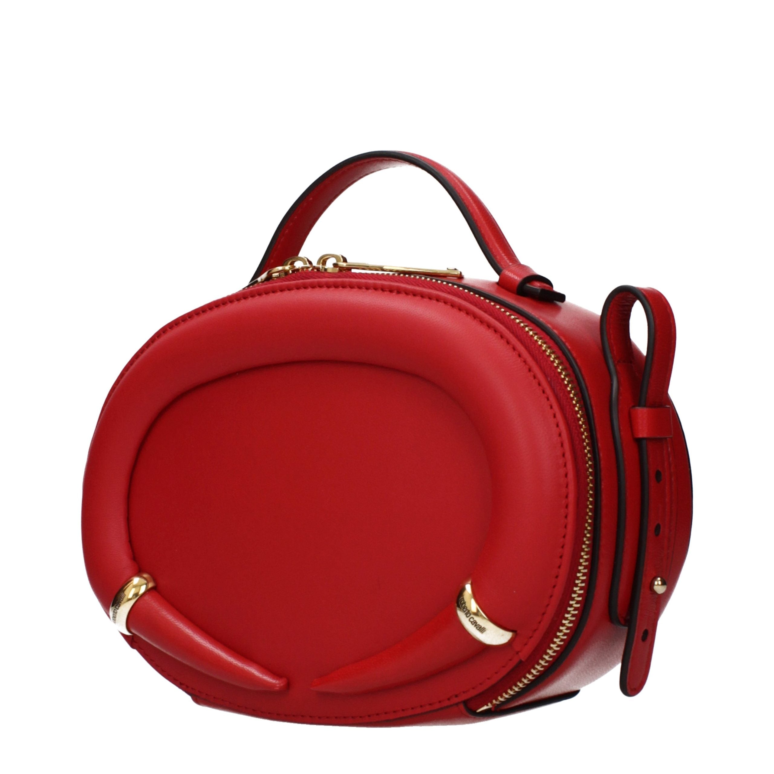 Roberto Cavalli Red Leather Handbag Roberto Cavalli