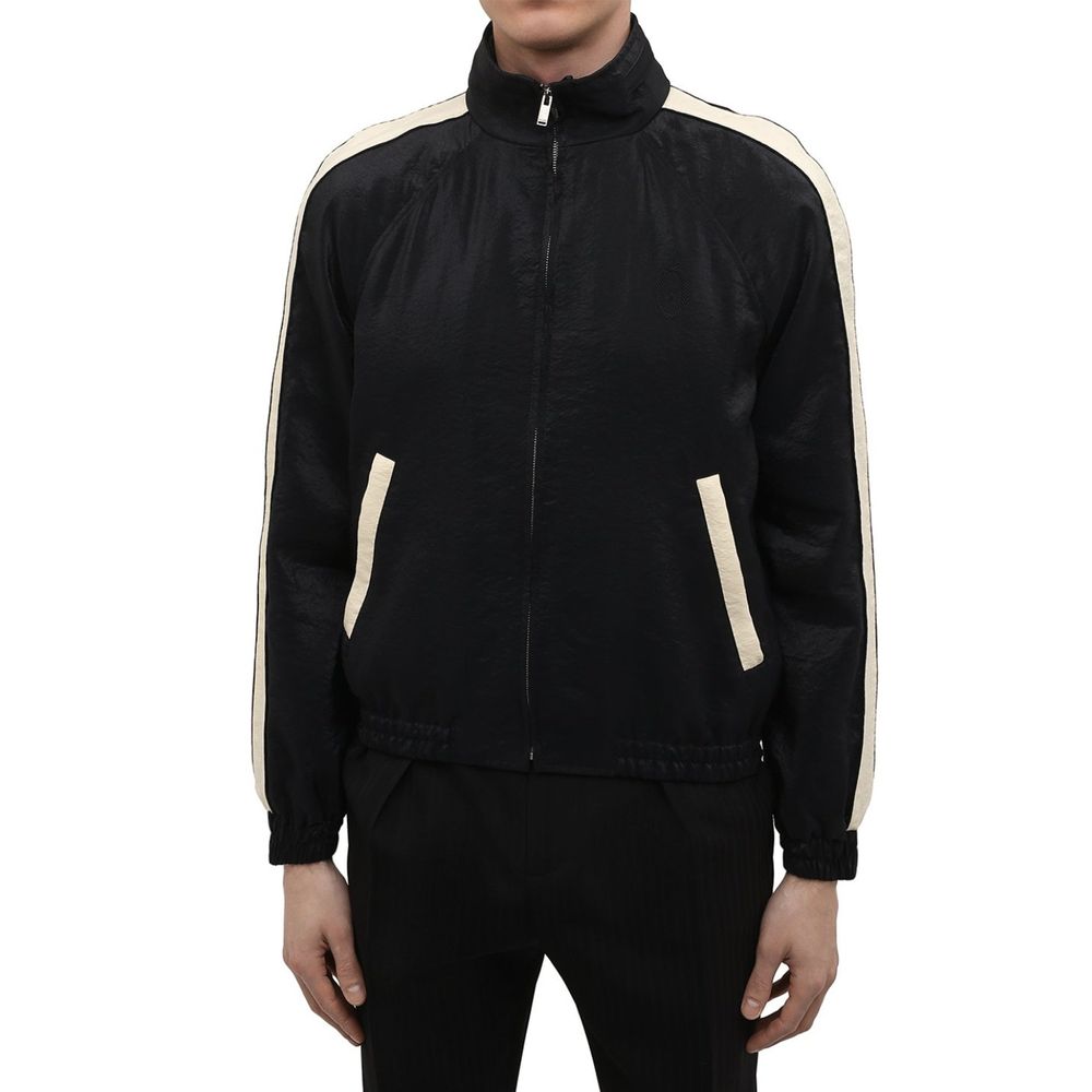 Saint Laurent Black Polyamide Bomber Saint Laurent