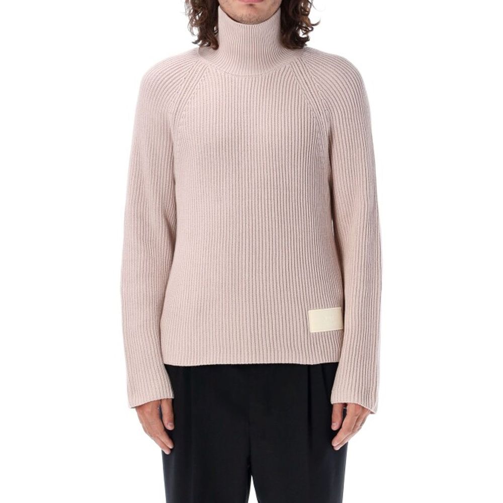 Ami Paris Multicolor Cotton Turtleneck Ami Paris