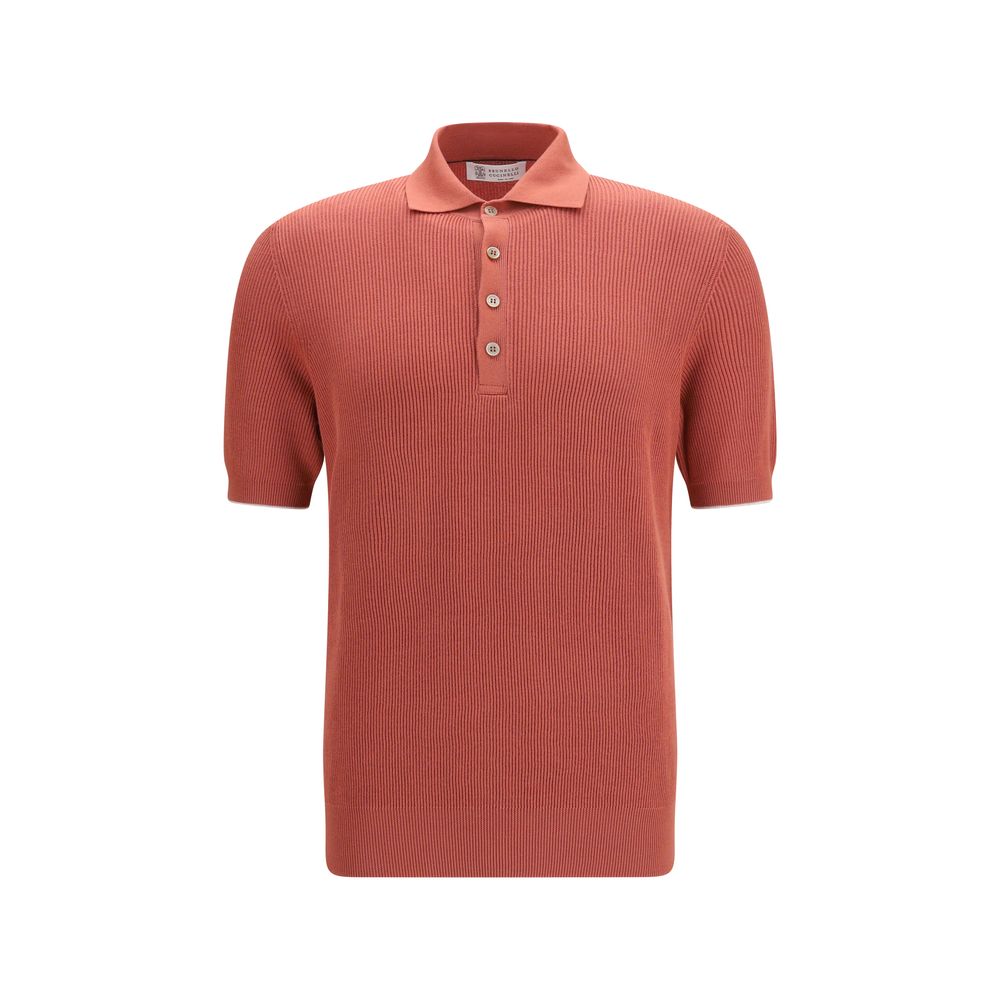 Brunello Cucinelli Multicolor Cotton Polo Shirt Brunello Cucinelli