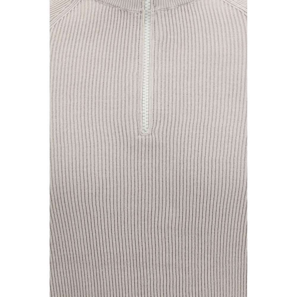 Brunello Cucinelli Beige Cotton Sweatshirt Brunello Cucinelli