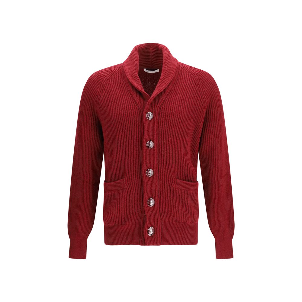Brunello Cucinelli Multicolor Cotton Cardigan Brunello Cucinelli