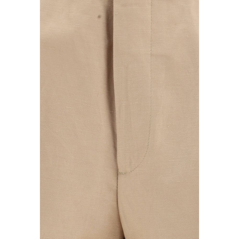 Brunello Cucinelli Beige Cotton Bermuda Shorts Brunello Cucinelli