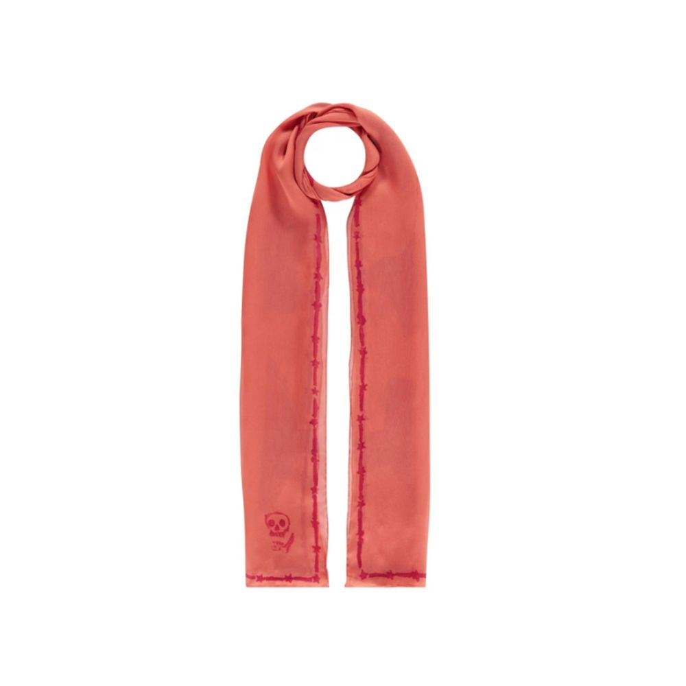 Givenchy Orange Silk Scarf Givenchy
