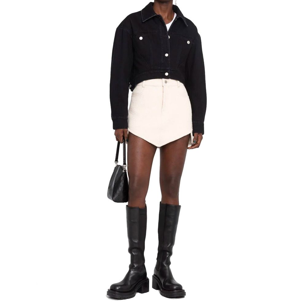 Alexander McQueen Black Cotton Denim Jacket Alexander McQueen