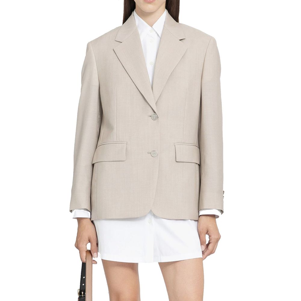 Prada Beige Mohair Blazer Prada