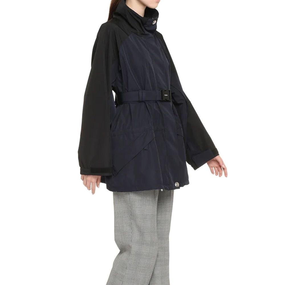 Prada Blue Polyamide Shell Jacket Prada