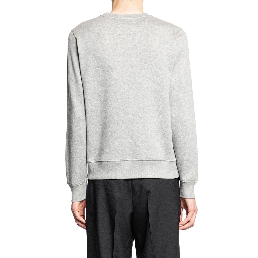 Valentino Garavani Gray Cotton Sweatshirt Valentino Garavani