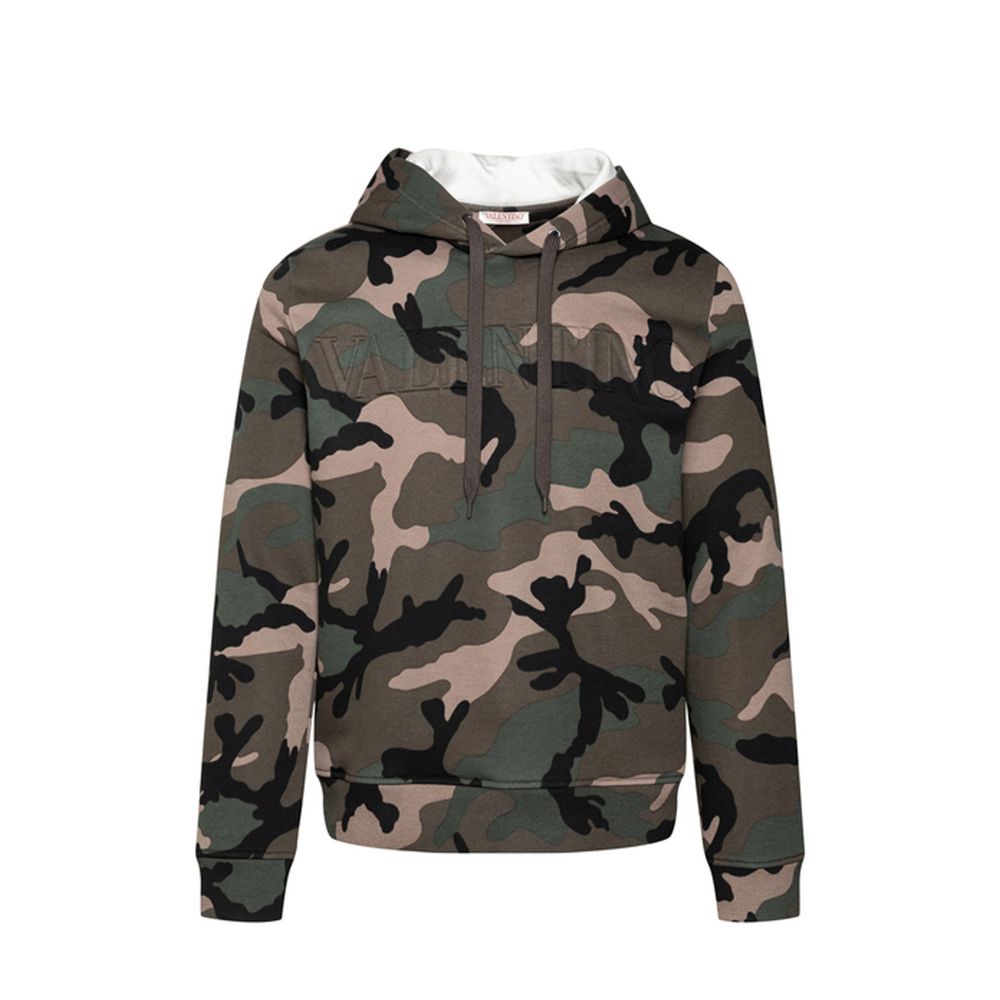 Valentino Garavani Bicolor Cotton Sweatshirt Valentino Garavani
