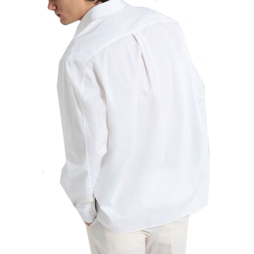 Valentino Garavani White Cotton Dress Shirt Valentino Garavani