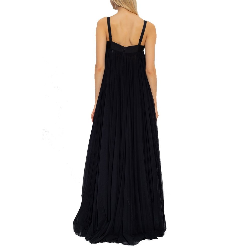 Dolce & Gabbana Black Cotton Casual Dress Dolce & Gabbana