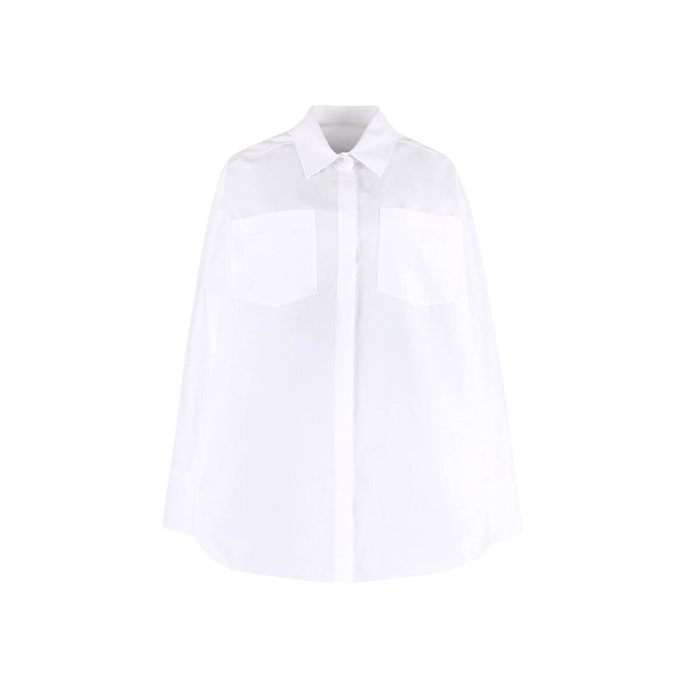 Valentino Garavani White Cotton Casual Dress Valentino Garavani