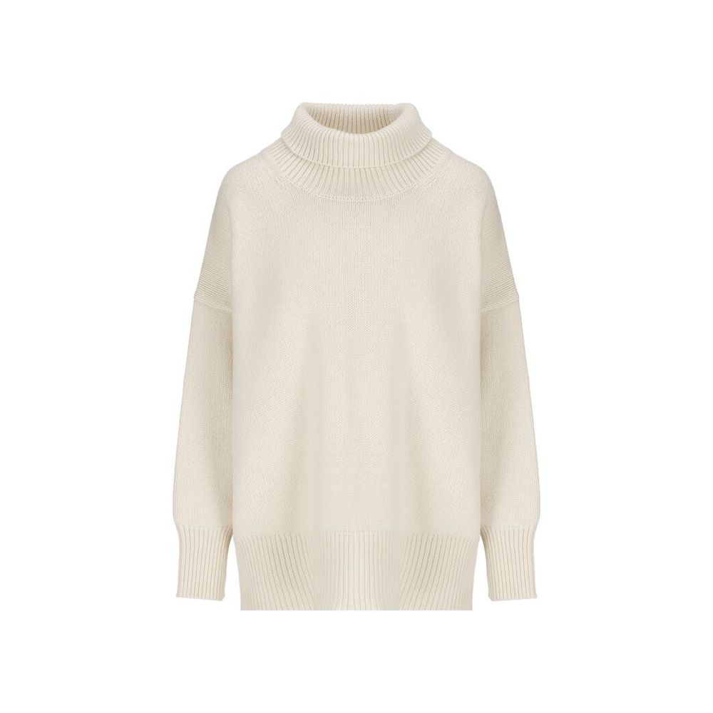Chloé White Cashmere Turtleneck Chloé