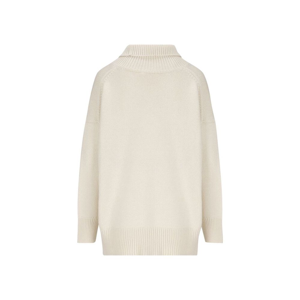 Chloé White Cashmere Turtleneck Chloé