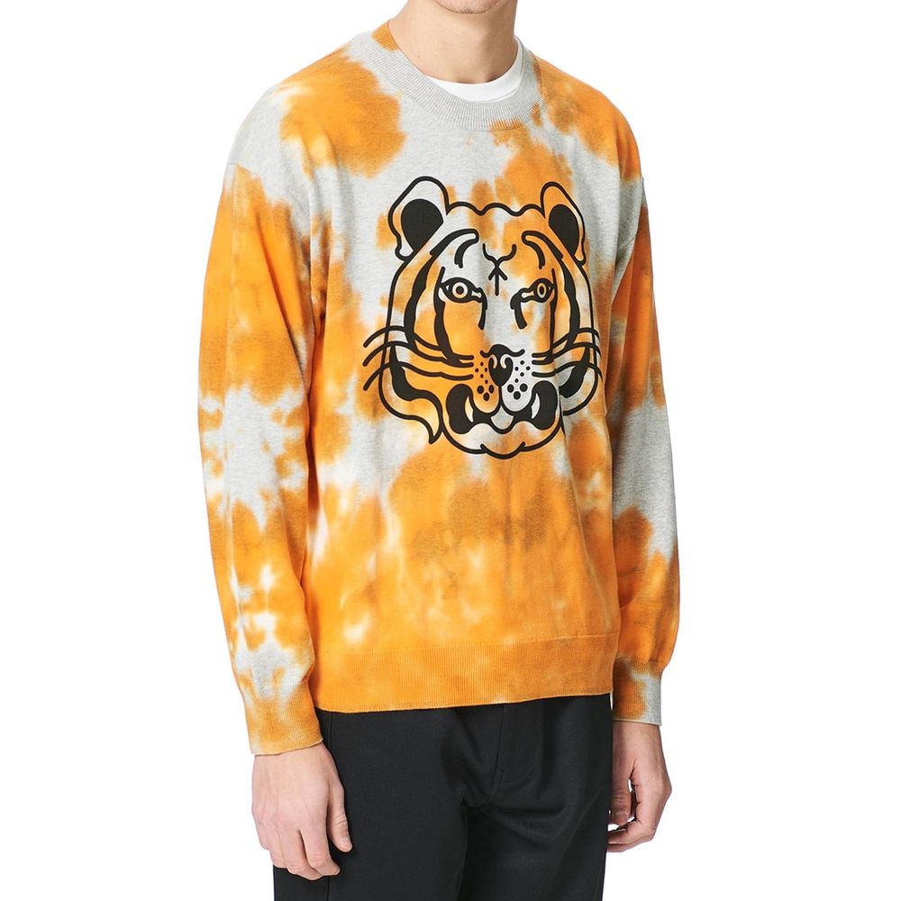 Kenzo Orange Cotton Sweatshirt Kenzo