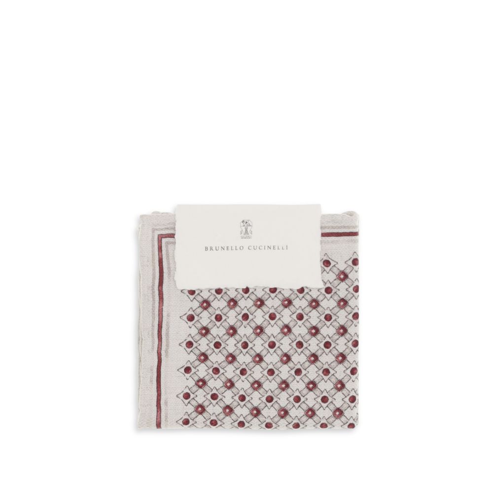 Brunello Cucinelli Multicolor Silk Scarf Brunello Cucinelli