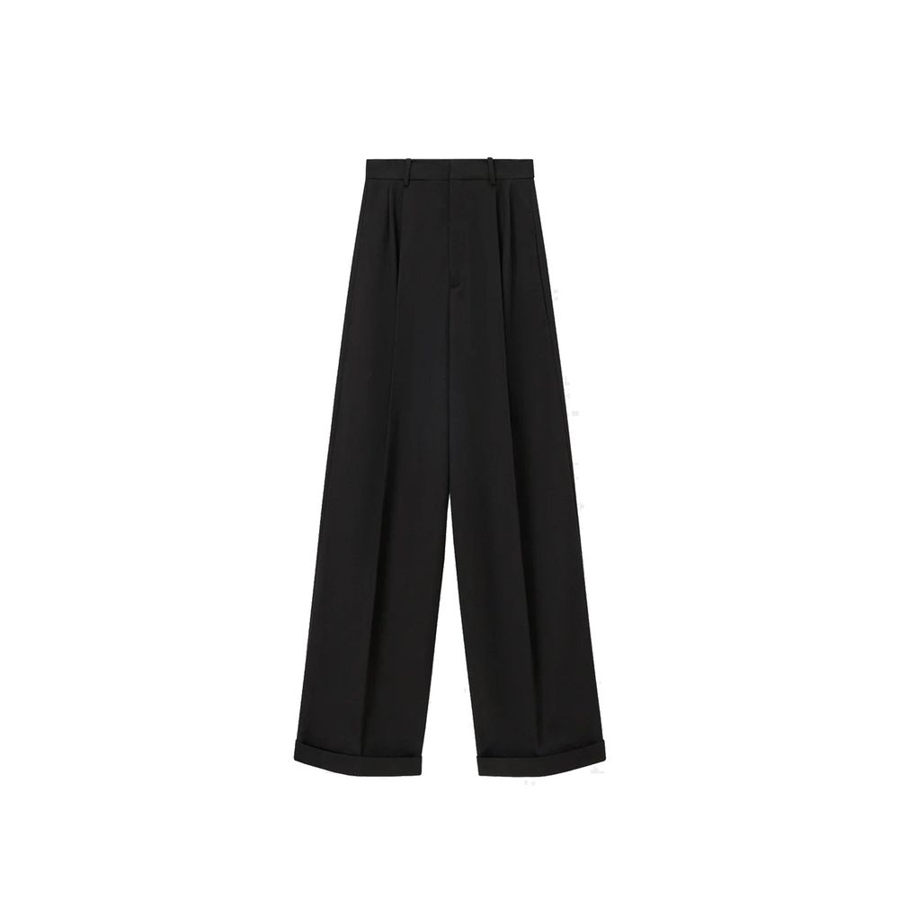 Loewe Black Cotton Casual Pants Loewe